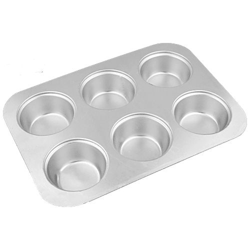 Buy Segovia Aluminium Muffin Tray With Cavities, Microwave
