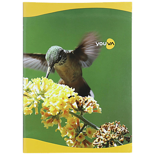 Buy Youva Notebook - Ruled, Single Line, A4, Soft Bound, 140 Pages ...