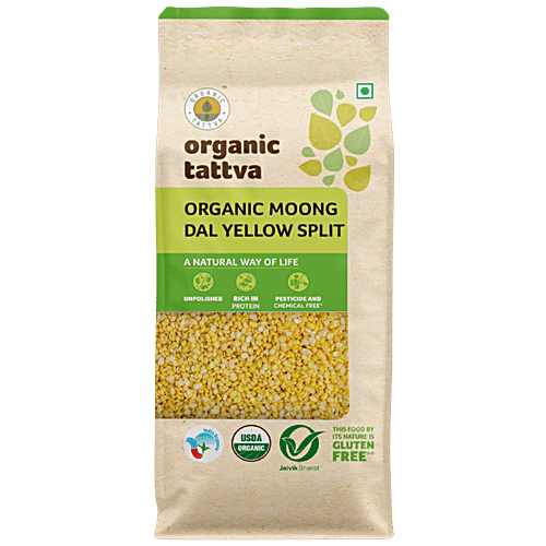 Organic Tattva Yellow Moong Dal 1 Kg