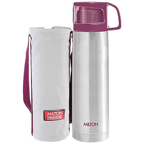 Buy Milton Glassy Vacuum Flasks Leakproof, Break Resistant, Pink