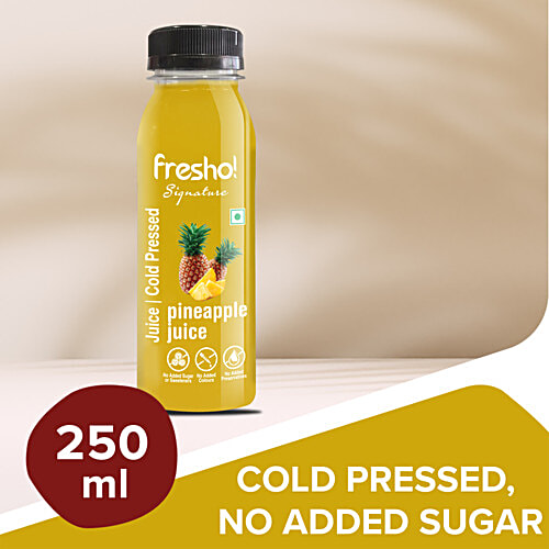 fresho! Signature Pineapple Juice Cold Pressed, 250 ml