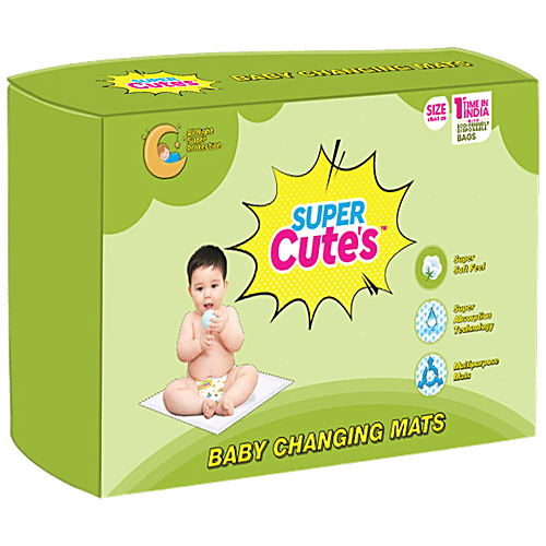 Buy Super Cute's Baby Disposable Changing Mats Super Absorption