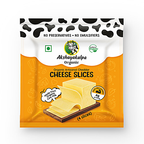 cheese Buy Akshayakalpa Organic Artisanal Cheddar Cheese Slices Online at