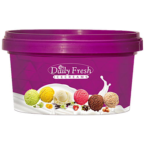 Daily Fresh Ice Creams Groovy Guava Made With Fruit Pulp Rich Cream,  Frozen Dessert, 100 ml