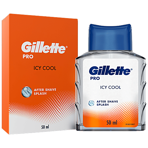 Buy Gillette Pro After Shave Splash, Icy Cool, Long-lasting