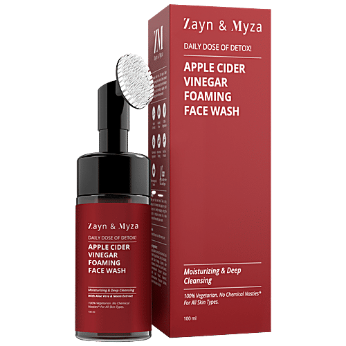 Buy ZM Zayn & Myza Apple Cider Vinegar Foaming Facewash - With