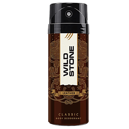 Buy Wild Stone Deodorant Spray Classic Leather, Lasting Intense