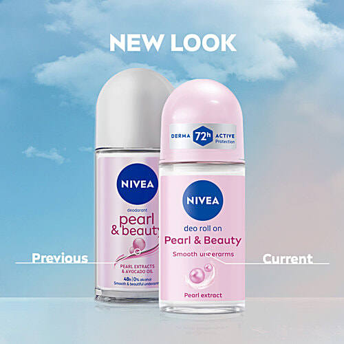 Nivea Pearl & Beauty Roll On Deodorant For Women 25Ml