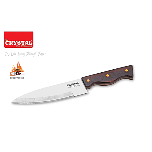 Buy Crystal Stainless Steel Cook's Knife - With Comfortable Grip