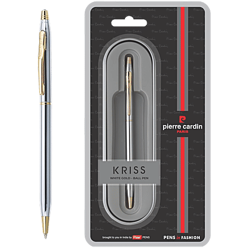 Pierre Cardin Paris Kriss White Gold Ball Pen, pc