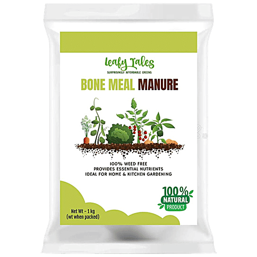 Buy Leafy Tales Bone Meal Manure Weed Free, Natural Fertiliser,