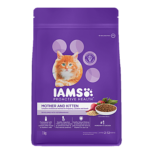 Buy IAMS Proactive Health Mother Kitten, Dry Premium Cat Food - Main Image