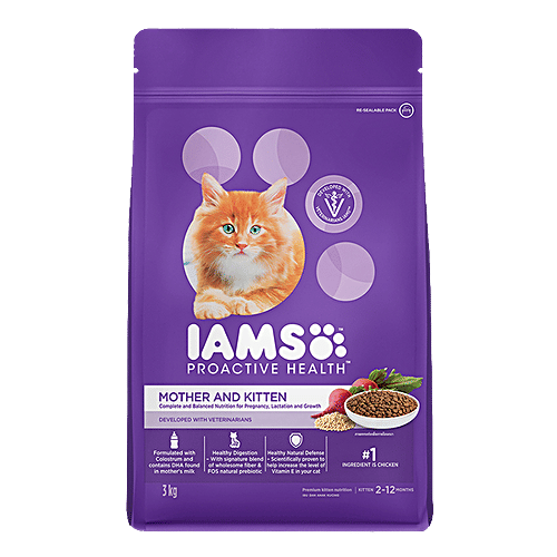 Buy IAMS Proactive Health Mother Kitten, Dry Premium Cat Food