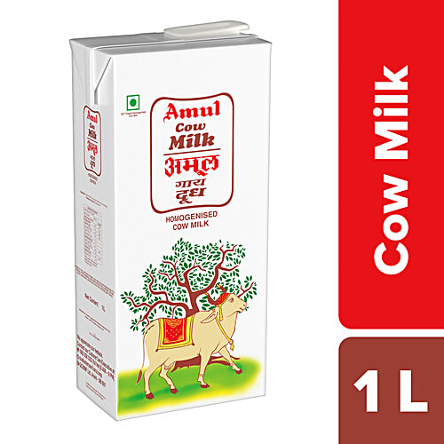 Buy Amul Homogenised Cow Milk Online at Best Price of Rs 78 - bigbasket