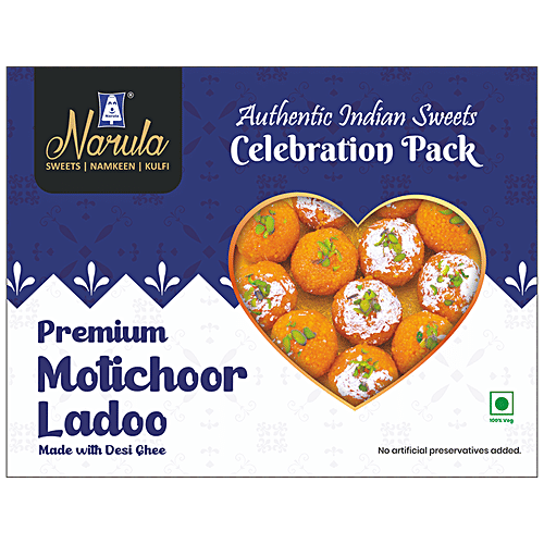 Buy NARULA SWEETS Premium Motichoor Laddu Online at Best Price of Rs ...