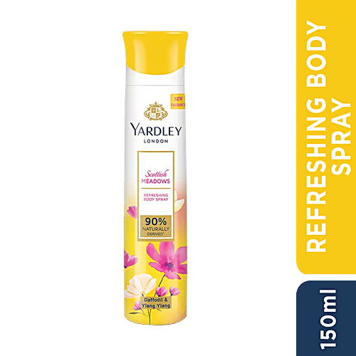 Buy Yardley London Scottish Meadows Refreshing Body Spray For