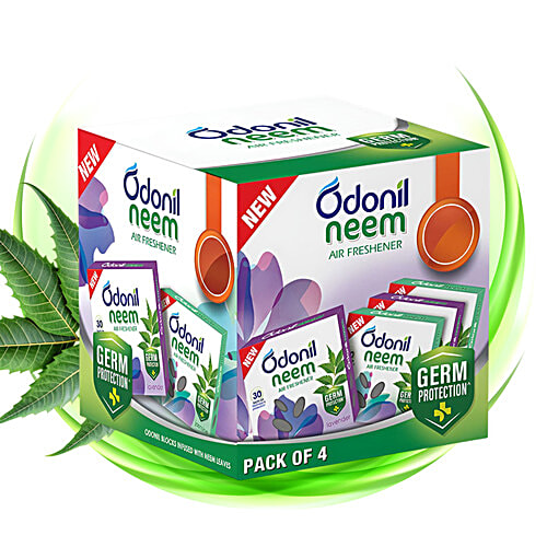 Odonil Neem Air Freshener Block (Pack Of 4)