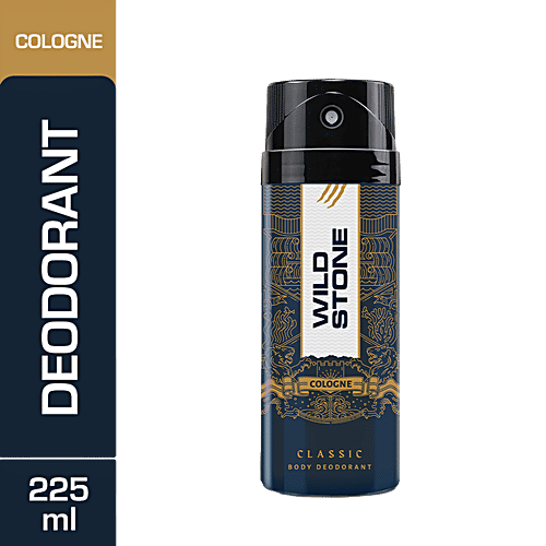 Wild Stone Classic Deodorant For Men Cologne, 225 ml
