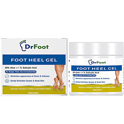 Buy Dr Foot Foot Heel Gel Moisturises Callus Cracked Rough Dry