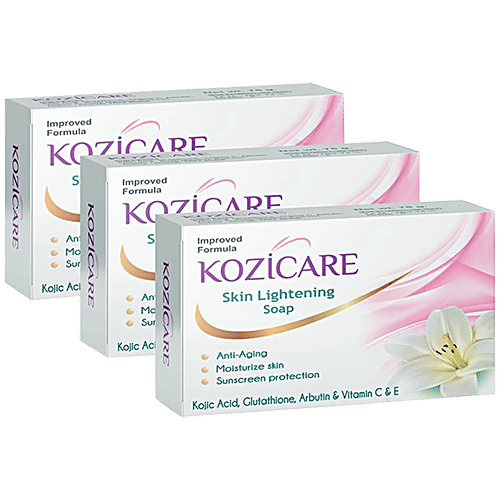 Buy Kozicare Skin Lightening Soap - Kojic Acid, Vitamin E, Arbutin Online  at Best Price of Rs null - bigbasket