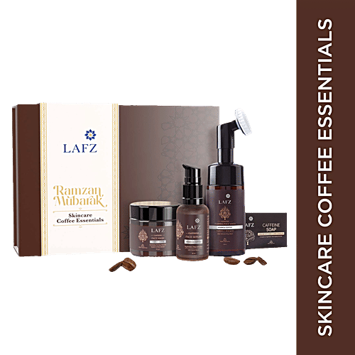 Buy LAFZ Ramzan Mubarak Skincare Coffee Essentials Gift Set