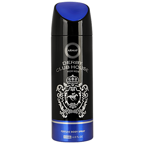 Armaf Derby Club House Perfume Body Spray, Long-lasting Fragrance, For  Men, 200 ml