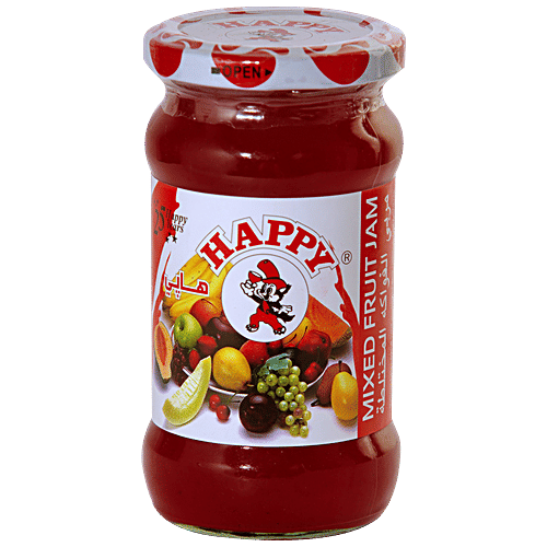 Buy HAPPY Mixed Fruit Jam - Natural, Zero Cholesterol, Vitamin C