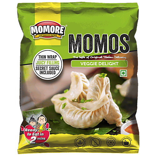 Buy MOMORE Veggie Delight Momos - Tibetan Delicacy, Ready To Eat