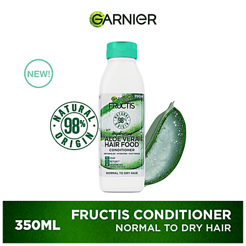 Buy Garnier Fructis - Hydrating Aloe Vera Hair Food Conditioner, For Normal  To Dry Hair, Nourishes, Prevents Split Ends Online at Best Price of Rs null  - bigbasket