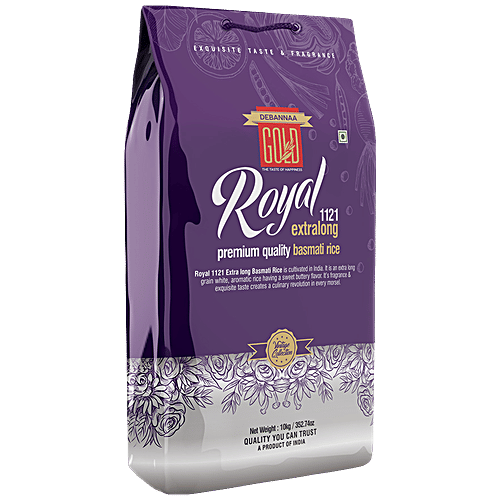Buy Debannaa Gold Gold Royal Basmati Rice - Extra Long, Premium Quality ...