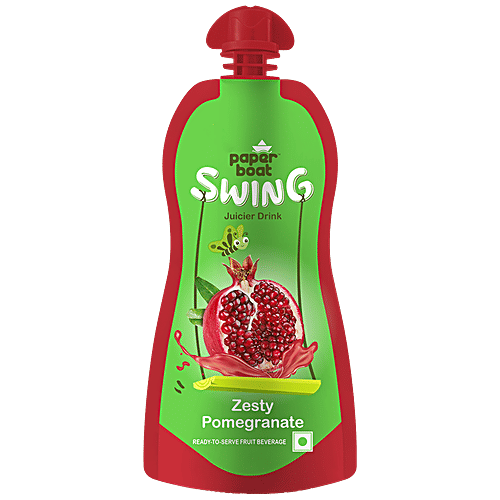 Paper Boat Swing Juicer Drink Zesty Pomegranate Thick Flavourful,  Ready To Serve, 250 ml