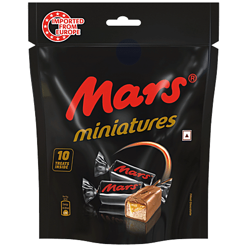 Mars Miniatures Nougat Caramel Filled Chocolates, 100 g