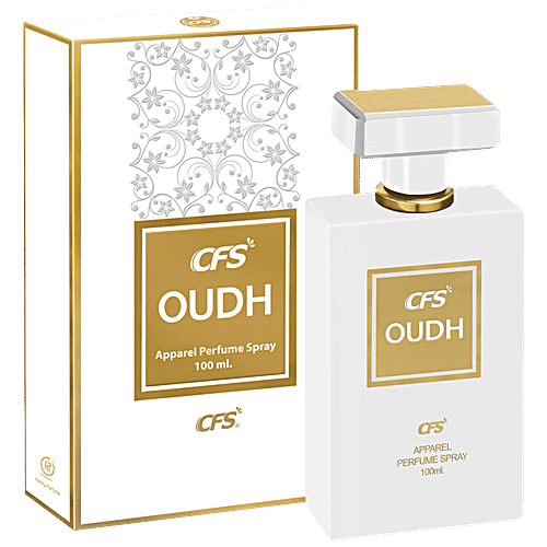 CFS Oudh White, Perfume Spray, Long Lasting Fragrance, 100 ml