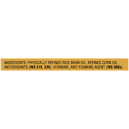 Saffola Gold Rice Bran Based Blended Oil 2.73 Kg