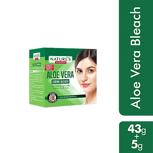 Buy Natures Essence Aloe Vera Creme Bleach - For Lighter Skin, Dewy Fresh  Look Online at Best Price of Rs null - bigbasket