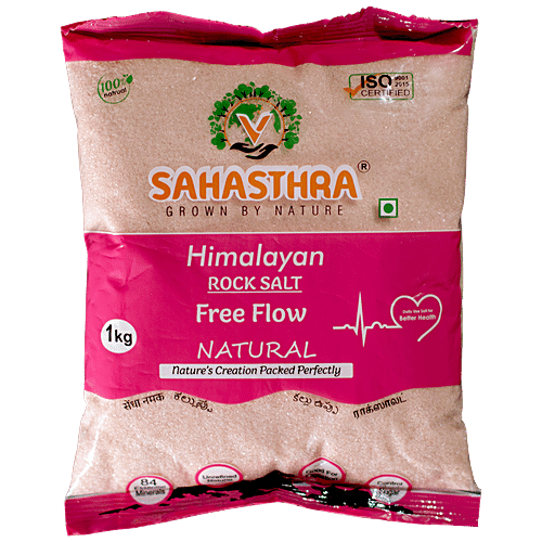Sahasthra Himalayan Pink Salt Table Salt Crystal, 100% Natural, Rich In  Minerals, kg