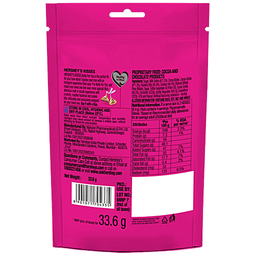 Hershey'S Hazelnut N Cookies Kisses 33.6
