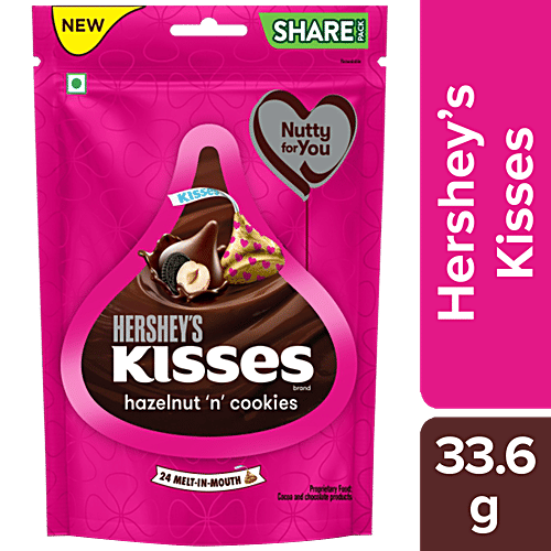 Hershey'S Hazelnut N Cookies Kisses 33.6