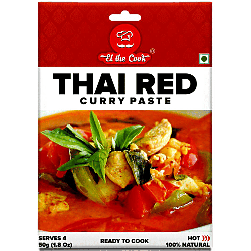 Buy El The Cook Thai Red Curry Paste - Creamy, Spicy Online at Best ...