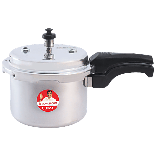 Wonderchef Ultima Pressure Cooker With Outer Lid Non-Stick, Induction  Friendly, L