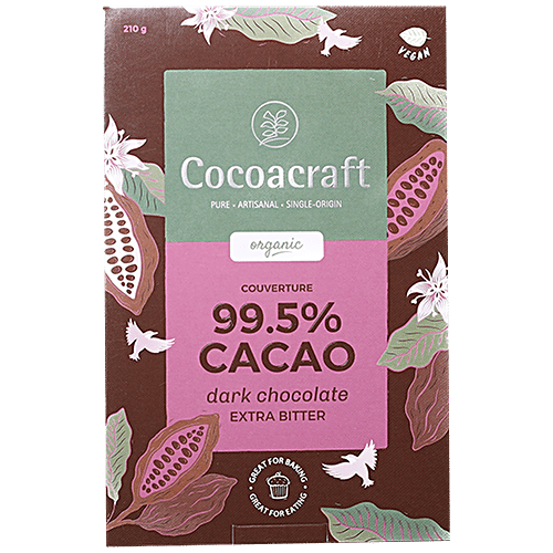 Buy Cocoacraft Organic Extra Bitter Dark Chocolate