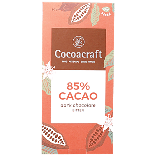 Buy Cocoacraft 85% Cacao Bitter Dark Chocolate Couverture