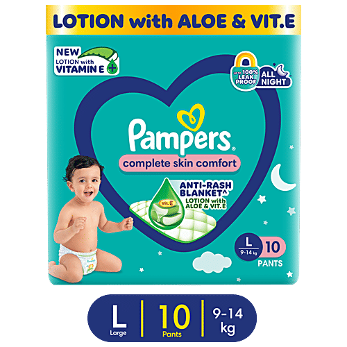 Buy Pampers Diaper Pants Large, All Round Protection, Anti-rash