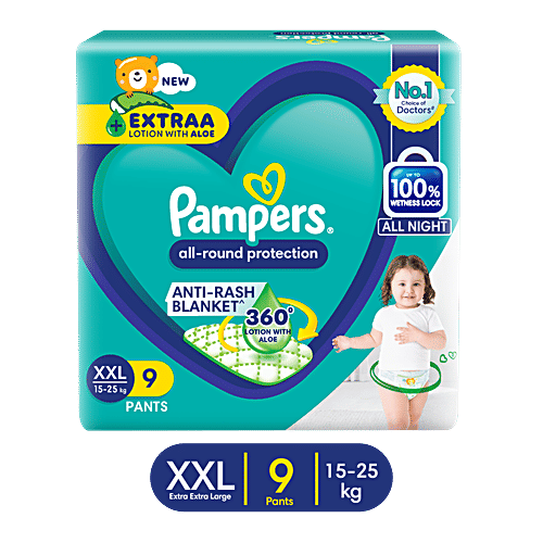 Buy Pampers Diaper Pants XXL, All Round Protection, Anti-rash
