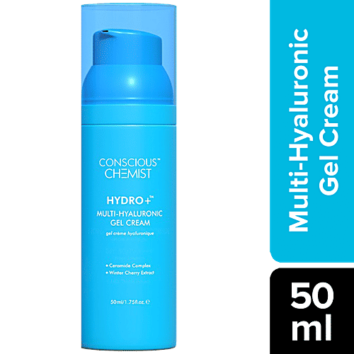 Buy Conscious Chemist Hydro+ Multi Hyaluronic Gel Cream - Ceramide
