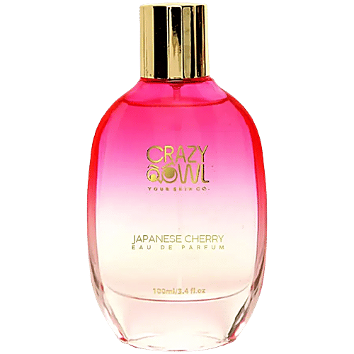 Crazy Owl Japanese Cherry Eau De Parfum Long Lasting Fragrance, Oriental  Leather Notes, For Everyday Use, 100 ml