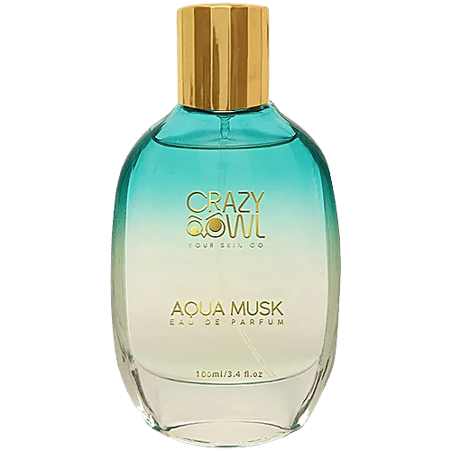 Crazy Owl Aqua Musk Eau De Parfum Long Lasting Fragrance, With Natural  Essential Oils, For Everyday Use, 100 ml