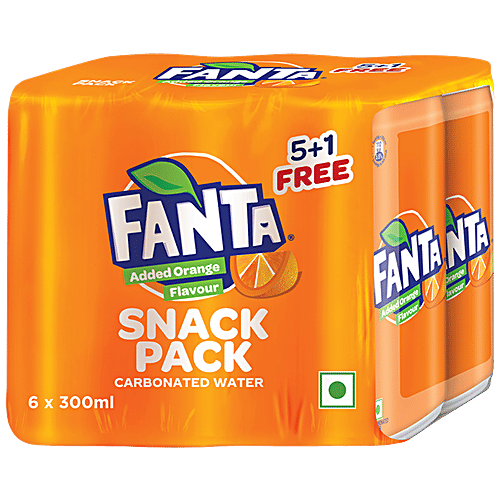 Buy Fanta Orange Flavoured Soft Drink - Snack Pack Online at Best