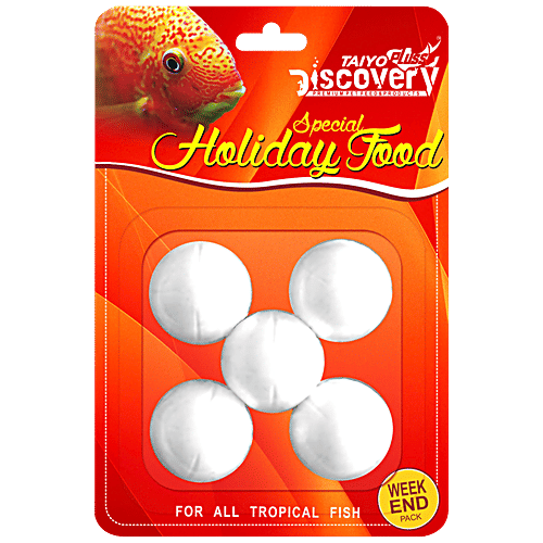 Ubuy Betta Fish Tropical Flakes Taiyo Pluss Discovery Holiday Fish