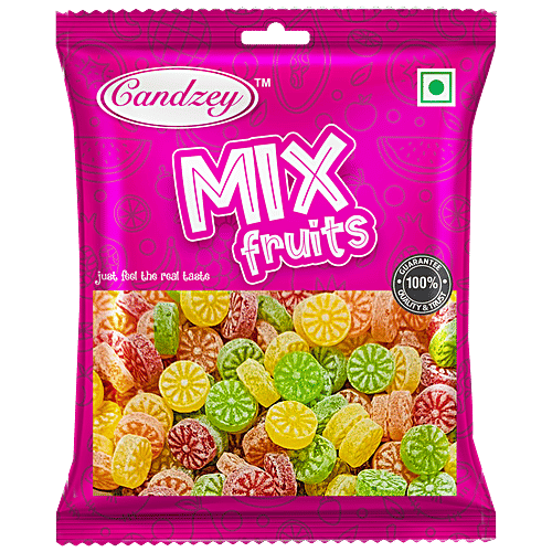 Buy Candzey Mix Fruits Candy - Hard-Boiled, Assorted Flavours